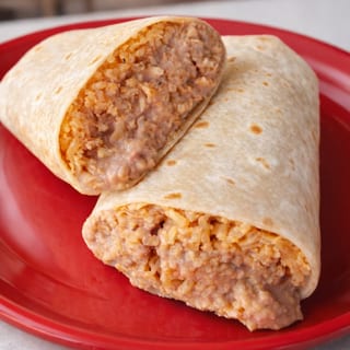Rice & Beans Burrito or Bean & Cheese Burrito