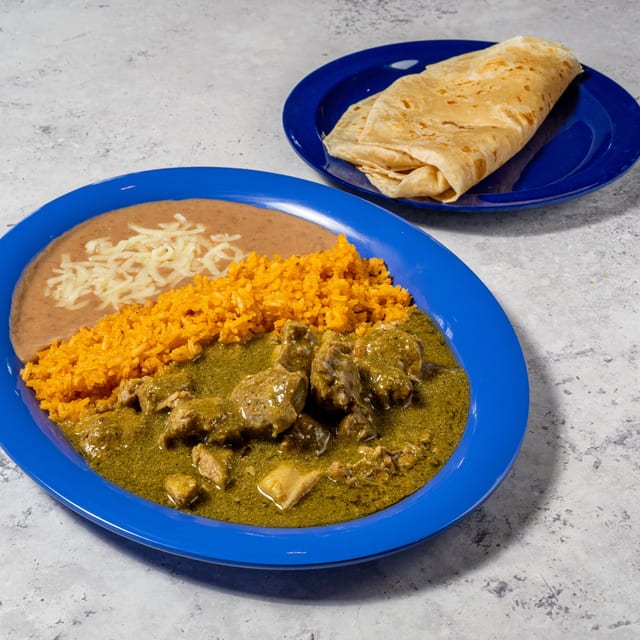 Chile Verde Plate.
