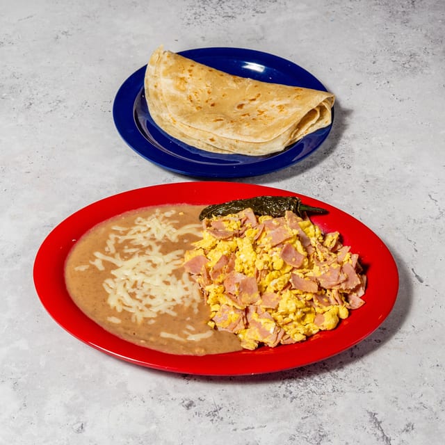 Ham and Eggs Plate.