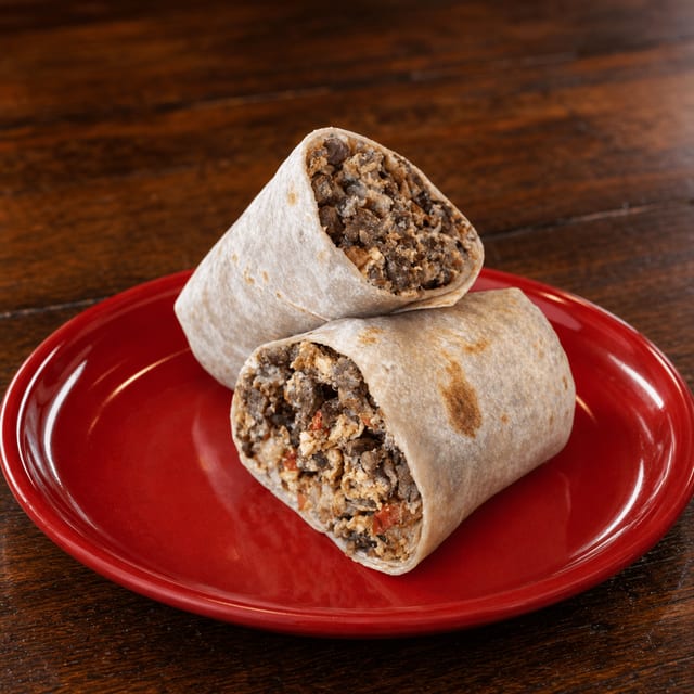 Asada & Egg Burrito.
