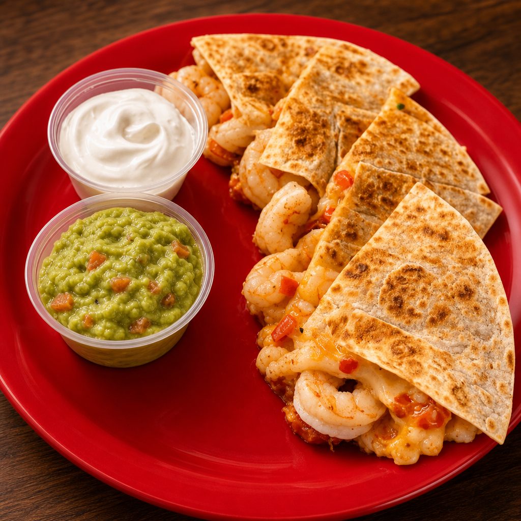 Shrimp Quesadilla.