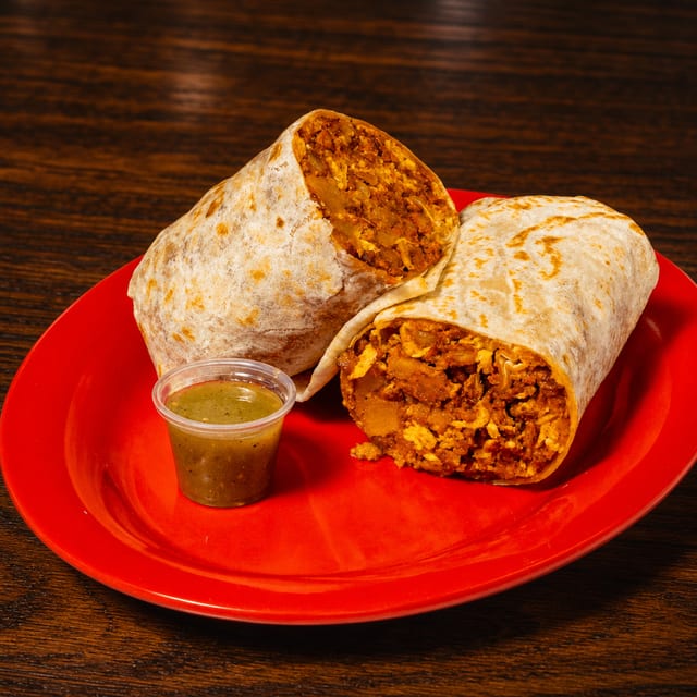 Chorizo & Egg Burrito.