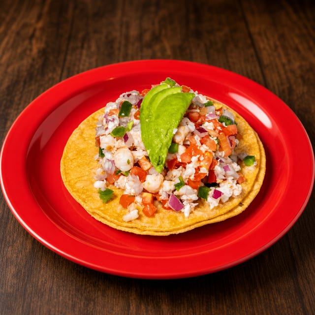 Tostada De Ceviche.