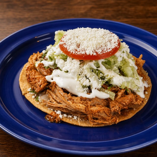 Tostada De Carne.