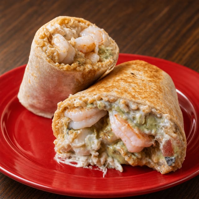 Shrimp Burrito.