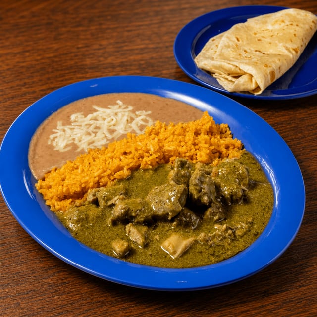 Chile Verde Plate.
