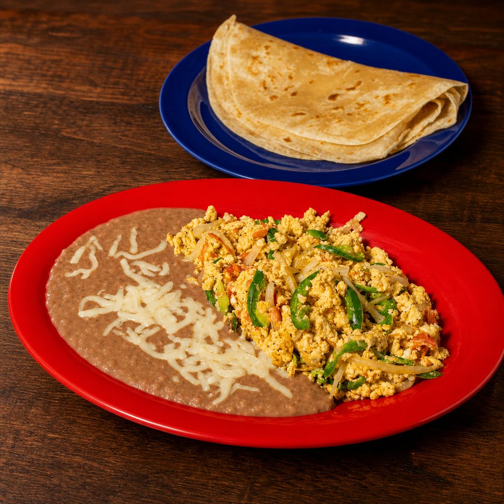 Huevos a La Mexicana.