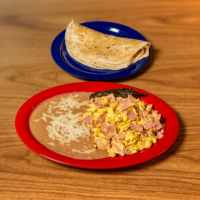 Ham and Eggs Plate.