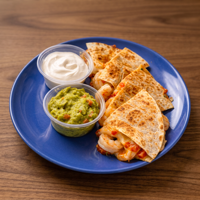 Shrimp Quesadilla.