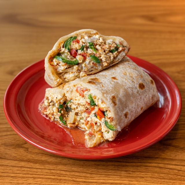 Huevos a La Mexicana Burrito.
