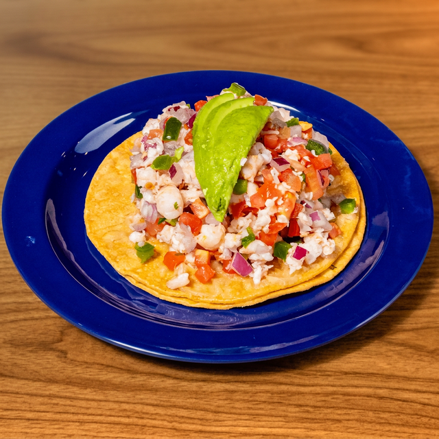 Tostada De Ceviche.