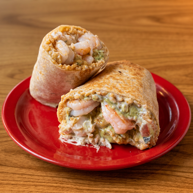 Shrimp Burrito.