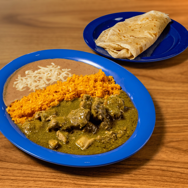 Chile Verde Plate.