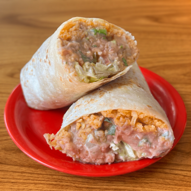 Vegetarian Burrito.